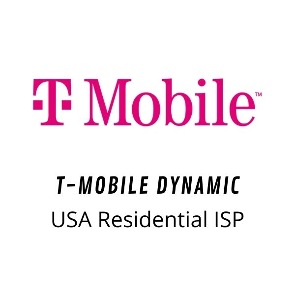 Residential Proxy T-Mobile Dynamic IP